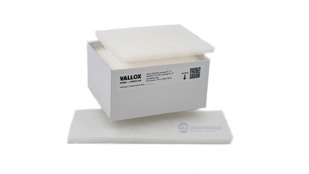 Ersatzfilter Set Filter G4 für Vallox ValloPlus 270 SC SE MV o Vallox 096 MC MV