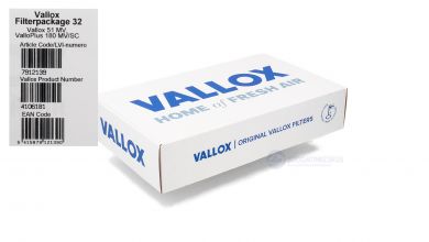 Vallox 51 MV/51K MV suodatinpakkaus 32